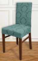 чехлы на стулья «без юбка» синевато зеленый